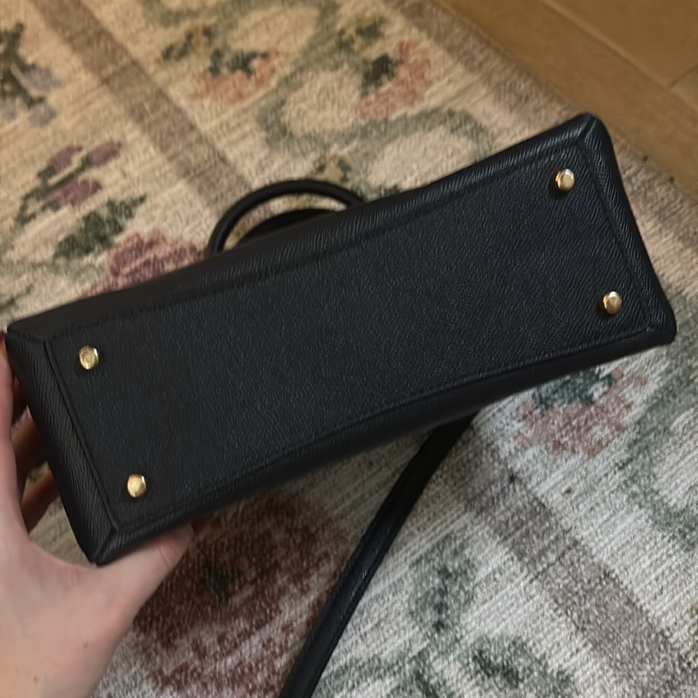 Navy coach bag and matching wallet - Picture 4 of 13